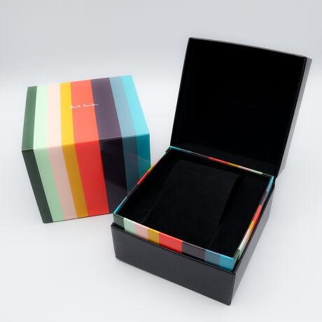 S*i様 [稼働・精度確認済・美品] Paul Smith BV1-216-76 Paul Smith 新品箱付 ポールスミス 腕時計 クローズドアイズ