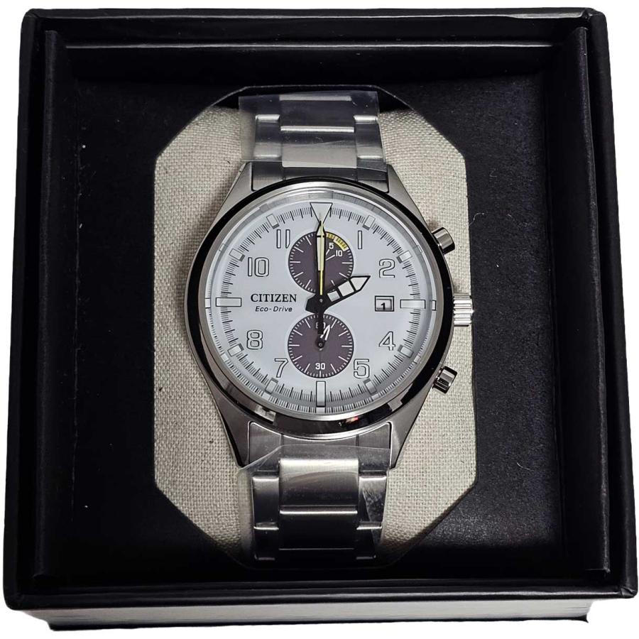 未使用訳あり特価CITIZEN メンズ腕時計 エコドライブ ソーラークロノグラフ CITIZEN - シチズン 電波ソーラー クロノグラフ CITIZEN エコ