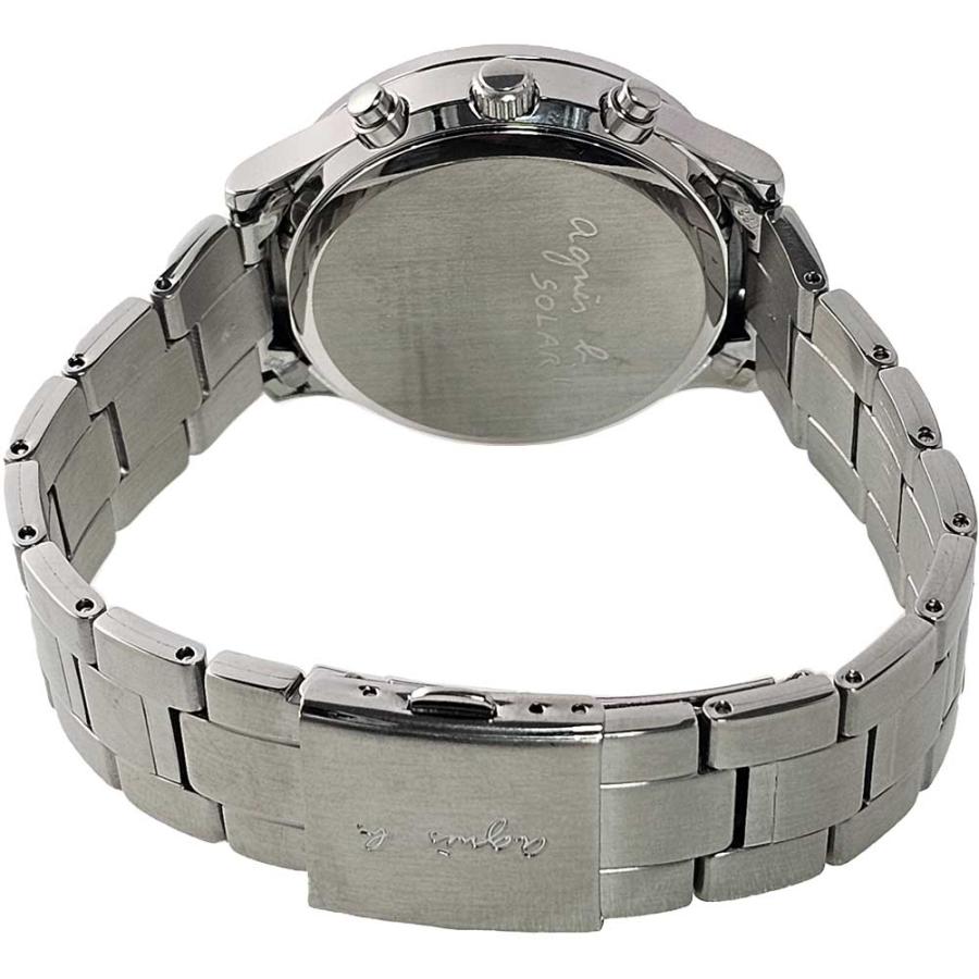 agnes b.（アニエスベー） 腕時計 メンズ クロノグラフ ソーラー