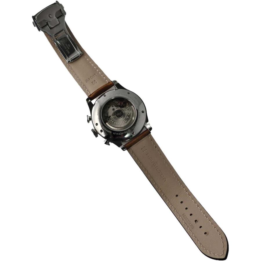ハミルトン HAMILTON 腕時計 自動巻き クロノグラフ シルバー ブラウン アメリカン クラシック Spirit of Liberty Auto Chrono H32416581 新品の画像