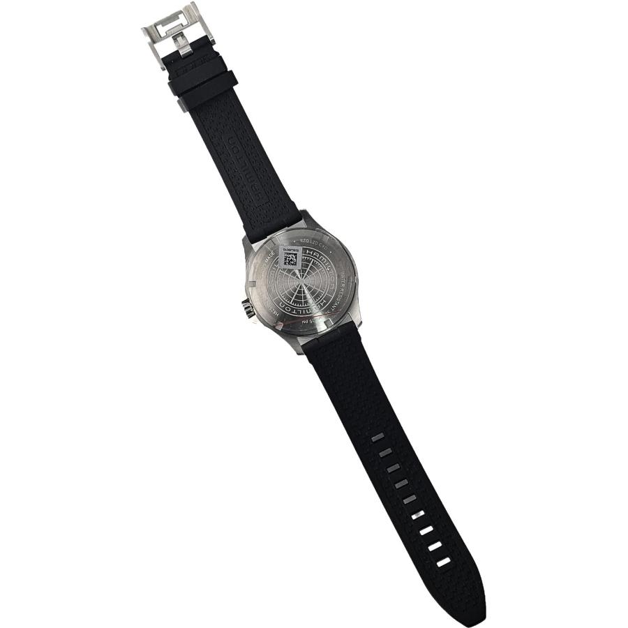 ハミルトン HAMILTON カーキ ネイビー Scuba Auto ダイバーウォッチ メンズ 自動巻き オートマティック ブラック H82515330 新品の画像