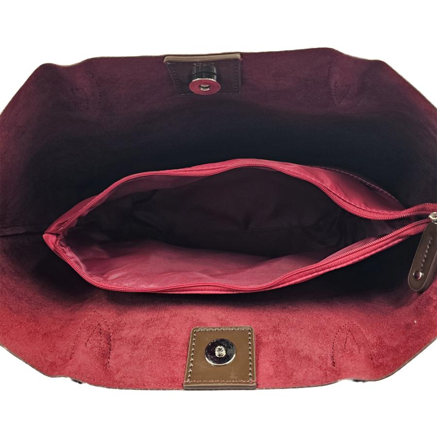 HANAE MORI（ハナエモリ） ハンド・トートバッグ B17171 チョコ