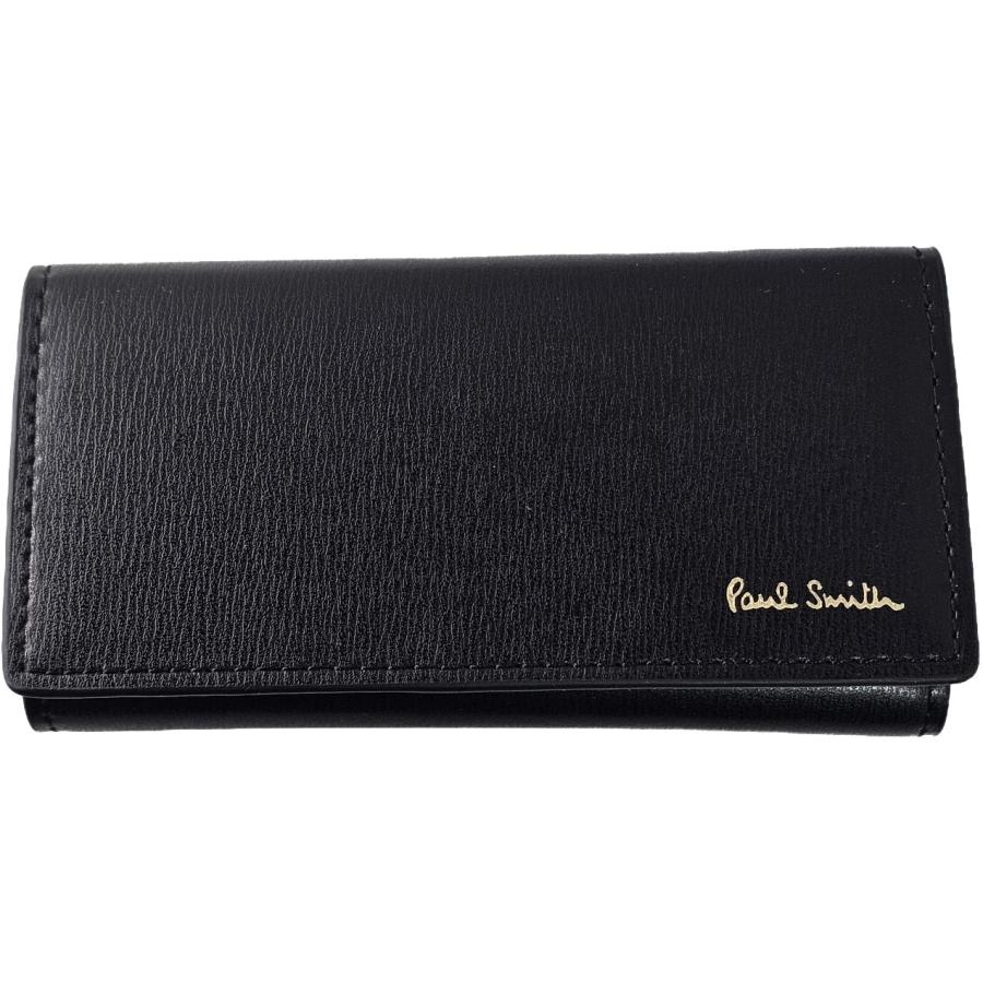Paul Smith（ポール・スミス） キーケース ブラック シティエンボス