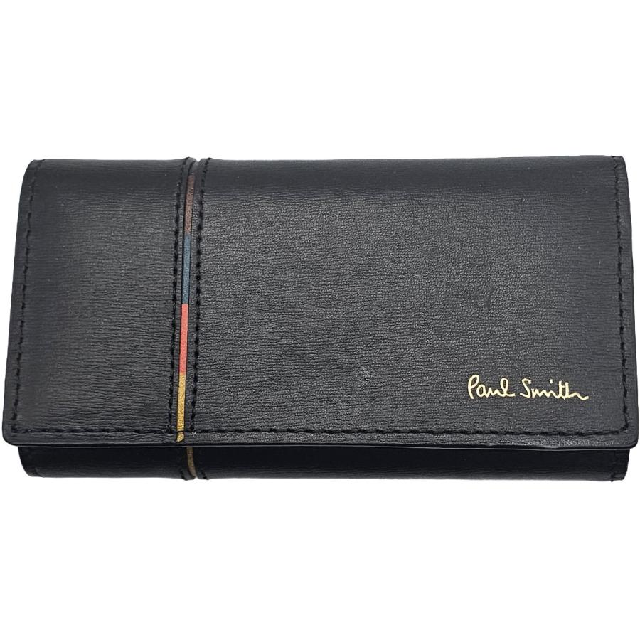 Paul Smith（ポール・スミス） キーケース ブラック インセット メンズ 