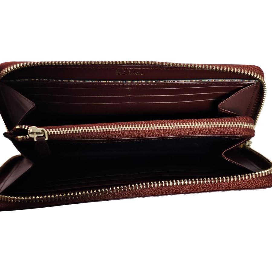 Paul Smith（ポール・スミス） 長財布 ラウンドファスナーワイン