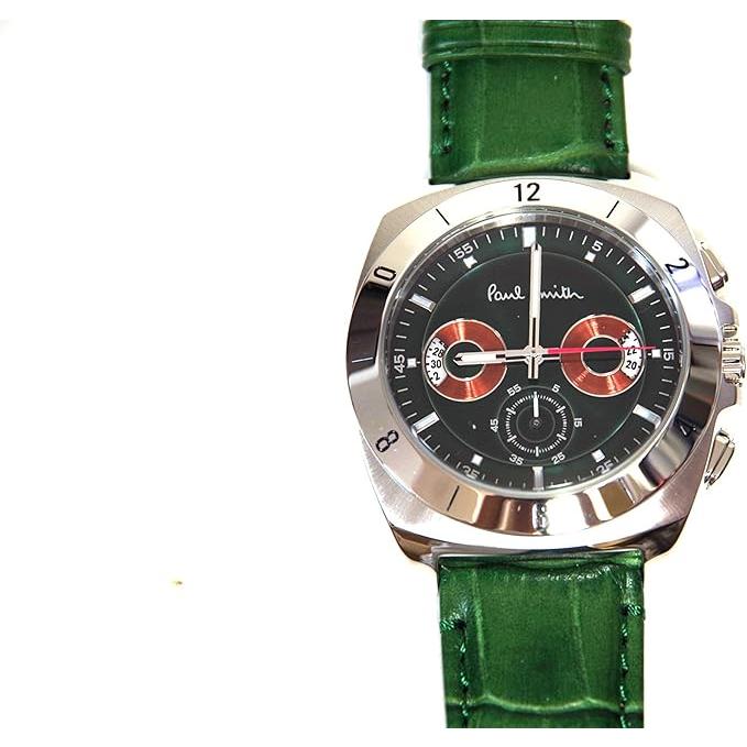 【極美品・純正箱保付】ポールスミス 腕時計 ディスクアイズ フクロウ グリーン Paul Smith（ポール・スミス） 腕時計 ディスクアイズ クロノグラフ