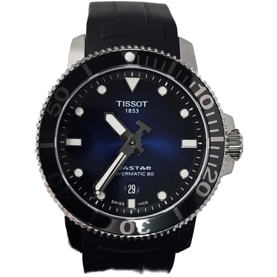 ティソ TISSOT シースター1000 ご購入特典つき メンズ腕時計 自動巻 パワーマティック80 T1204071704100