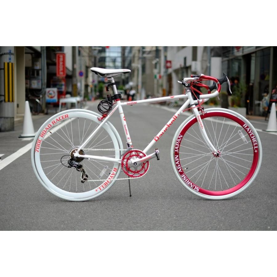ロードバイク クロモリフレーム シマノ14段変速 Raychell+ 700C R+714 