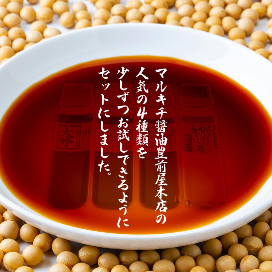 マルキチ醤油豊前屋本店 醤油 百年蔵の 美味セット 80ml 4本 熊本県 阿蘇 阿蘇マルキチ醤油 人気 4品セット 携帯 D Style Shop ヤフー店 通販 Yahoo ショッピング