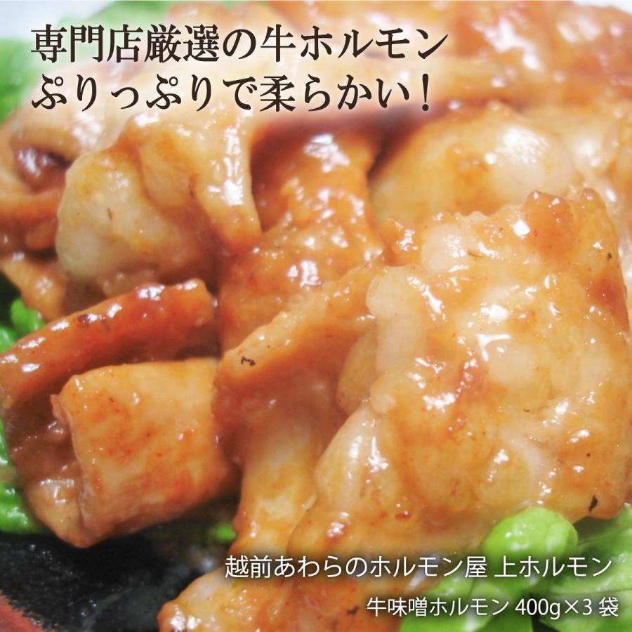 福田商店 越前あわらのホルモン屋 牛味噌ホルモン 400g×3袋 4990022407719Dstyle
