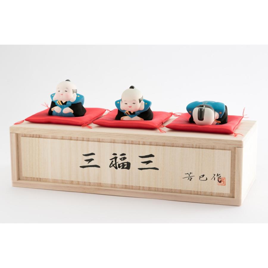 日本 お祝い 結婚 婚姻 ギフト にんぎょう 福岡 博多 博多人形いとう 三福三 福助 芳巳作 D Style Shop ヤフー店 通販 Yahoo ショッピング
