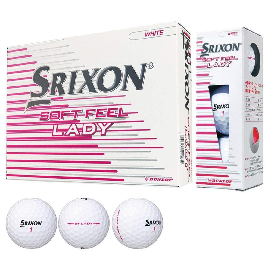 スリクソン 女性ゴルファー かわいい Dunlop ダンロップ ゴルフボール Srixon Soft Feel Lady ゴルフボール 18年モデル 1ダース 12個入り レディース Dun D Style Shop ヤフー店 通販 Yahoo ショッピング