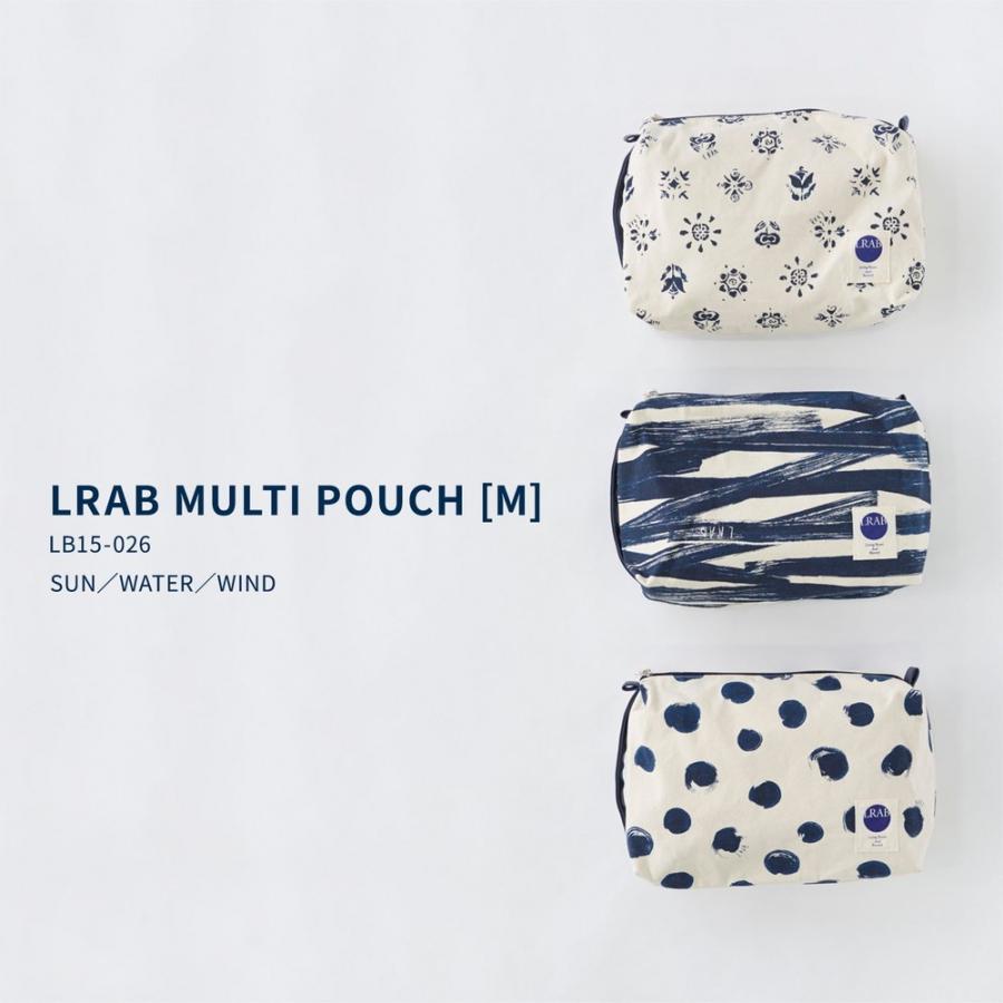 Lrab ポーチ 化粧ポーチ トラベルポーチ かわいい おしゃれ 水玉 ネイビー 収納 収納ポーチ 旅行 旅行用 旅行グッズ ラヴ Lrab マルチポーチ Mサイズ Lb15 026 Lra D Style Shop ヤフー店 通販 Yahoo ショッピング