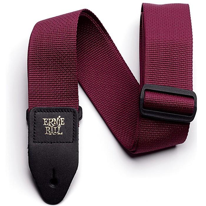 ERNIE BALL Polypro Strap Burgundy #4047 アーニーボール ギターストラップ｜dt-g-s