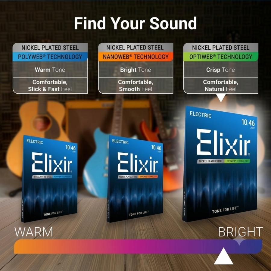 Elixir（エリクサー） 3セット 7弦用 Elixir OPTIWEB #19074 7-String