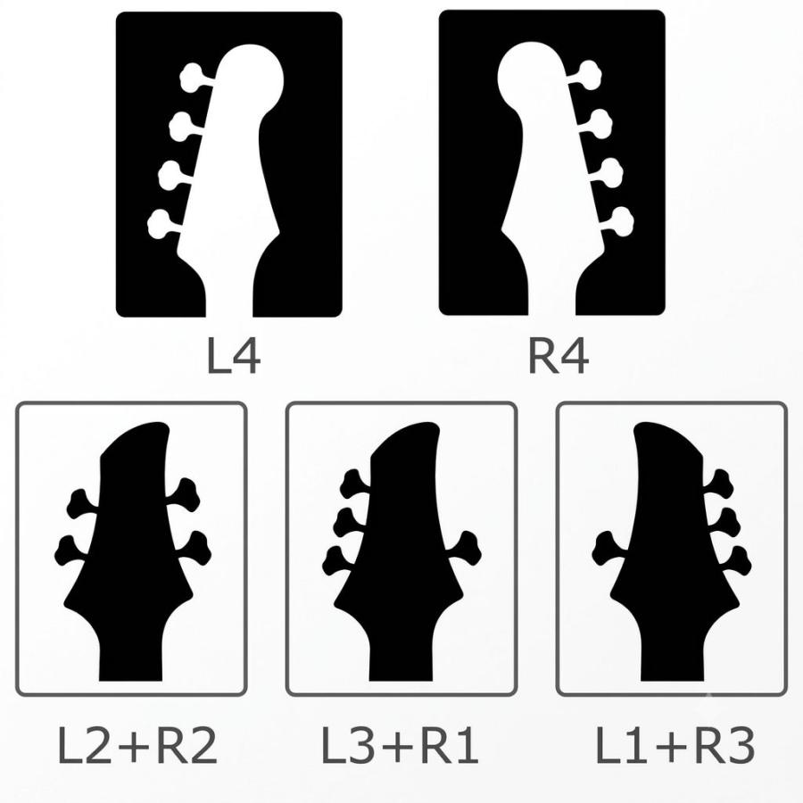 Gotoh RES-O-LITE Series GB350-4 ゴトー ベースペグ (配列・カラー