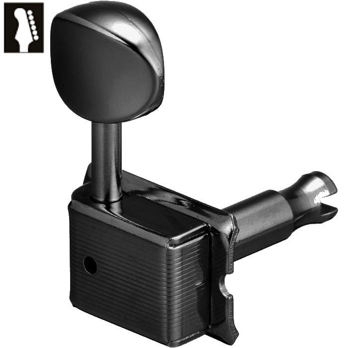 左利き/レフティ用 Gotoh SD91 Black R6 ゴトー ギターペグ