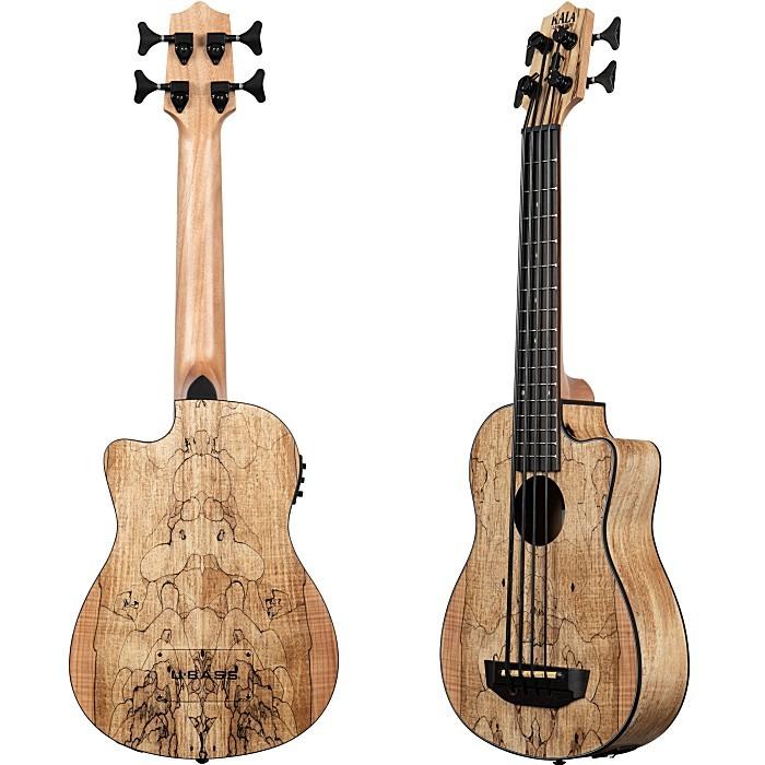 KALA KALA U.BASS Spalted Maple UBASS-SP-MAPL-FS カラ ウクレレ