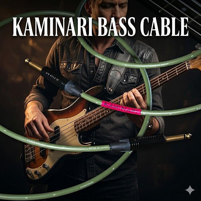 Kaminari K-BC2 Bass Cable 3m/5m カミナリ ベースケーブル : ギター
