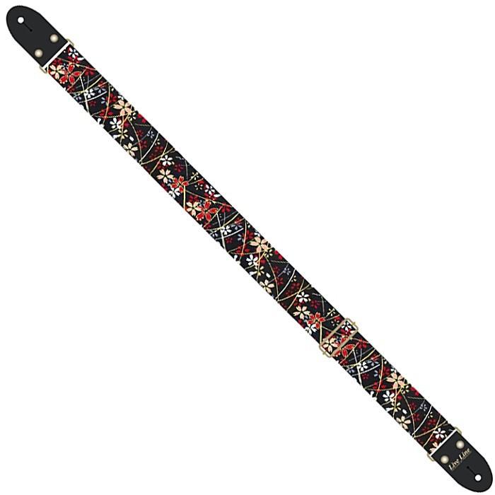 Live Line Fabric Strap LS2400KSB ライブライン ギターストラップ 50mm幅 矢 ちりめん風/草桜｜dt-g-s｜02