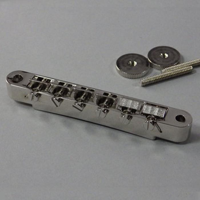 Montreux Selected Parts #8757 Tune-o-matic ブリッジ セリアゲ式ABR-1タイプ ワイヤー付サドル ニッケル