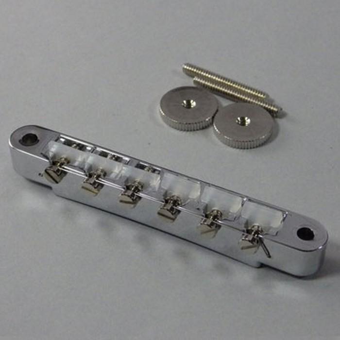 Montreux Selected Parts #8770 Tune-o-matic ブリッジ セリアゲ式ABR-1タイプ ワイヤー付ナイロンサドル クローム