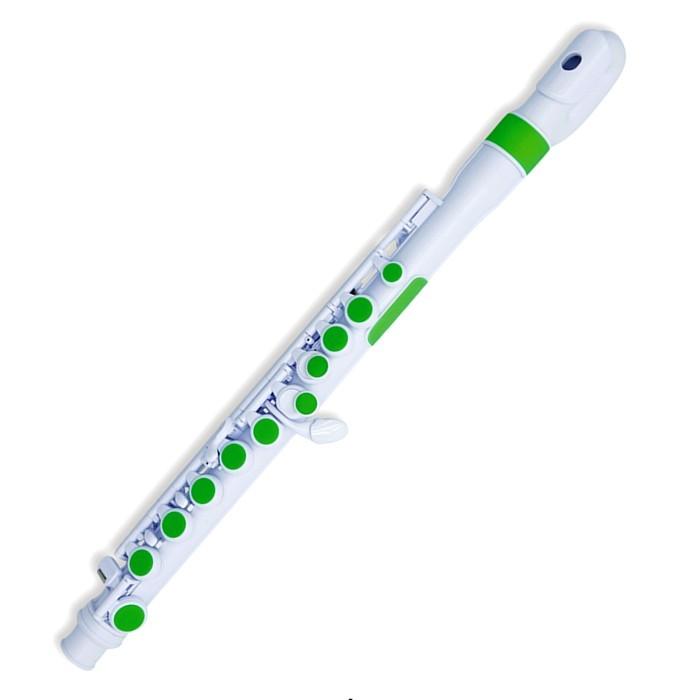 nuvo jFlute 2.0 White/Green ヌーヴォ プラスチック製フルート