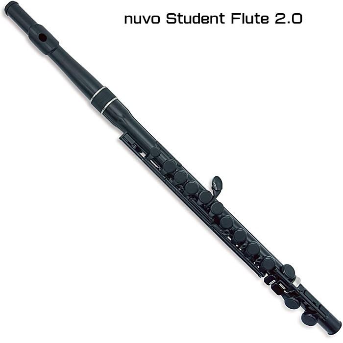 NUVO STUDENT FLUTE BK プラスチックフルート FGSFBLK nuvo nuvo Student Flute 2.0 Black/Black ヌーヴォ プラスチック製
