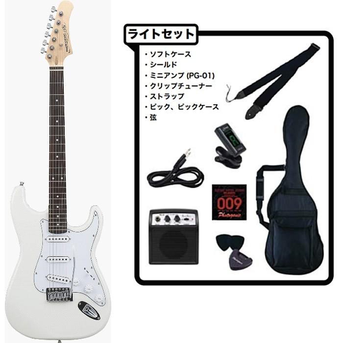 ☆安心の定価販売☆】 PhotoGenic ST-180M WH ホワイト エレキギター 