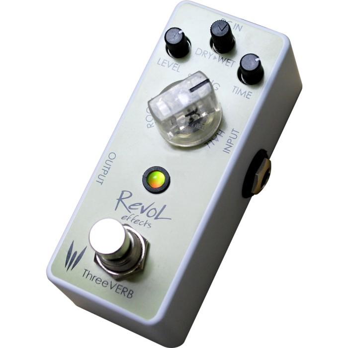 Revol effects レヴォルエフェクツ エフェクター リバーブ ThreeVERB ERV-01 RevoL effects ThreeVERB ERV-01 リバーブ : ギターパーツの店・ダブル