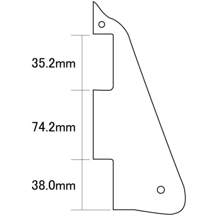 SCUD LP-56I-P90 レスポール用ピックガード P-90ピックアップタイプ