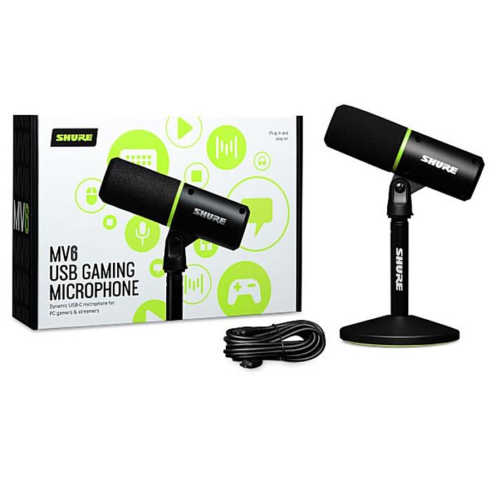 SHURE Shure MV6 シュア USBゲーミング マイクロホン : ギターパーツの