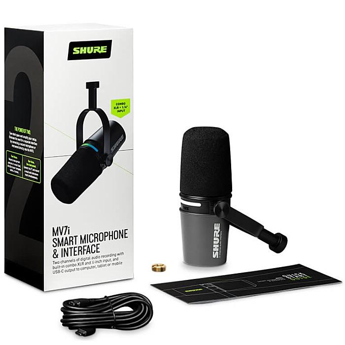 【未開封】SHURE MV7i スマートマイクロフォン SHURE（シュア） Shure MV7i スマートマイクロホン