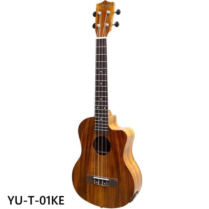 S.Yairi YU-T-01KE Electric Tenor Ukulele Koa Sヤイリ プリアンプ 