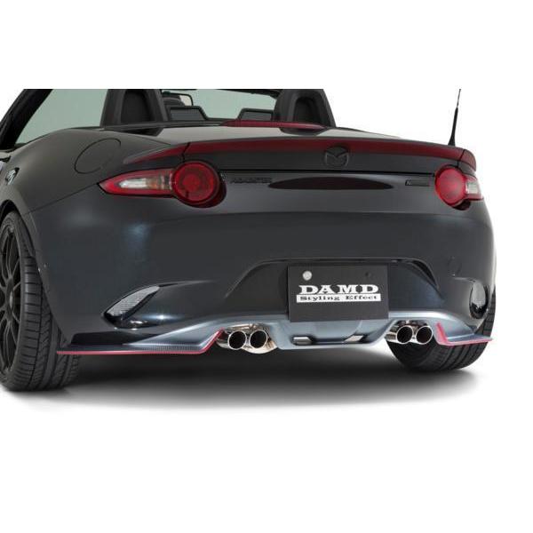 NDロードスター リア エアロ デュアルマフラー ディフューザー ND5RC ダムド ロードスター ND5RC リアディフューザー : デュアルモード
