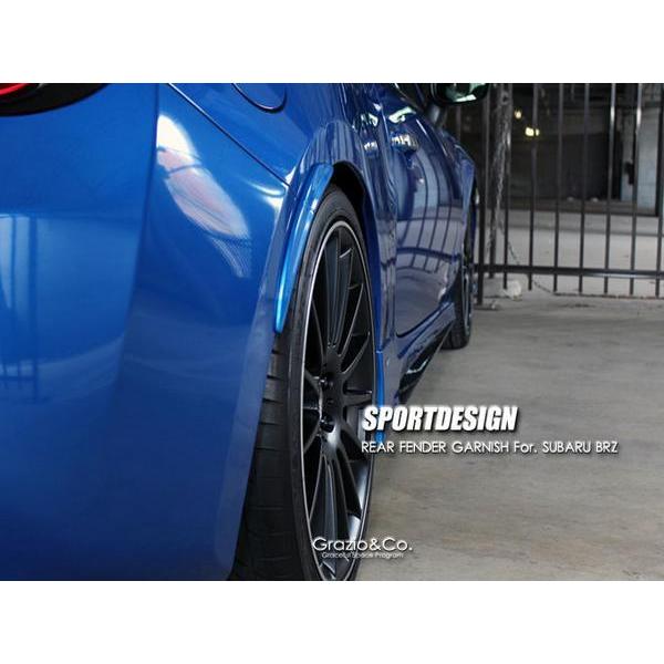 BRZ ZC6 前期 フェンダーガーニッシュ WRブルー Yahoo!オークション