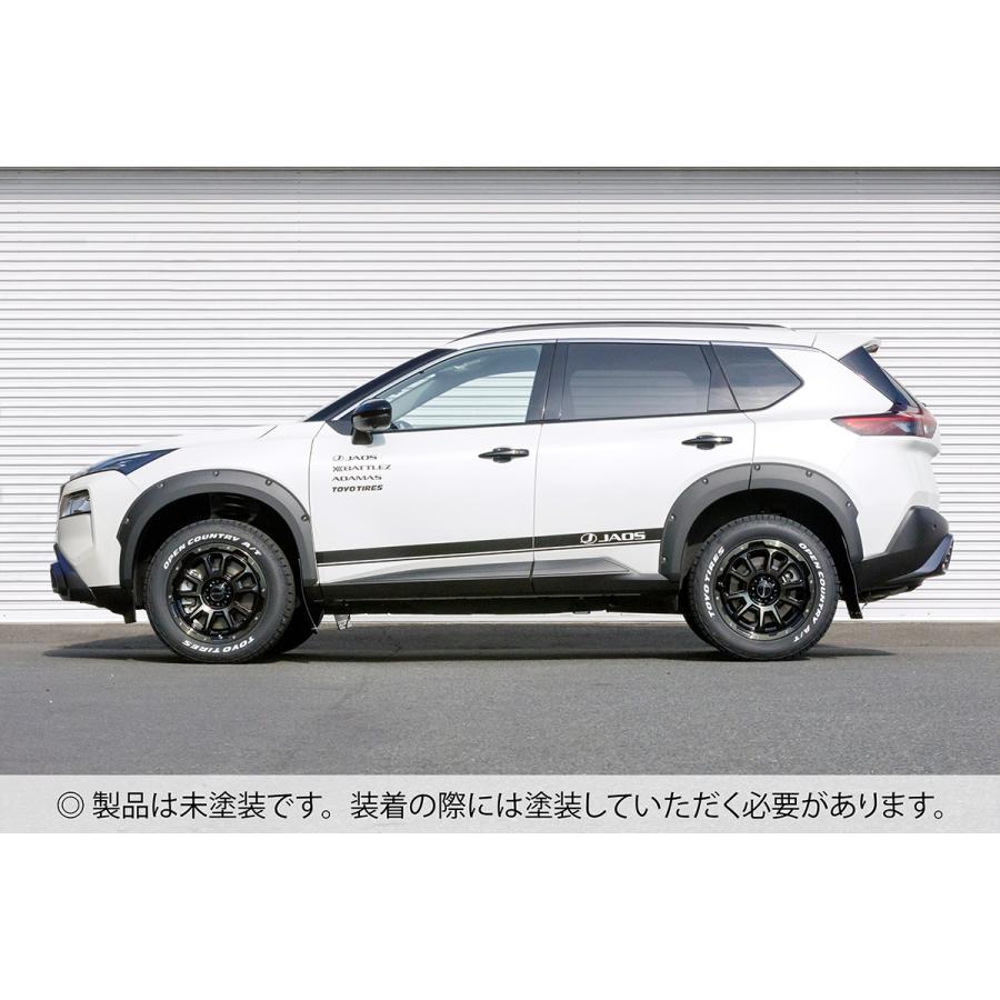 JAOS フェンダーガーニッシュtype-X マットブラックエクストレイル33系 楽天市場】T33系 エクストレイル JAOS フェンダーガーニッシュ