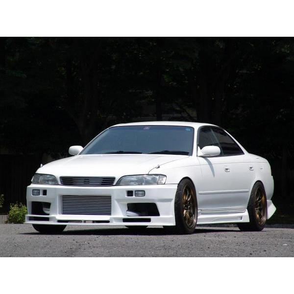 KAZAMA AUTO マーク2 JZX90 フロントバンパースポイラー : デュアル