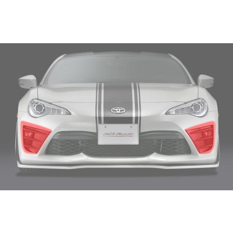 シルクブレイズ トヨタ 86 ZN6 後期 フロントフォグランプカバー
