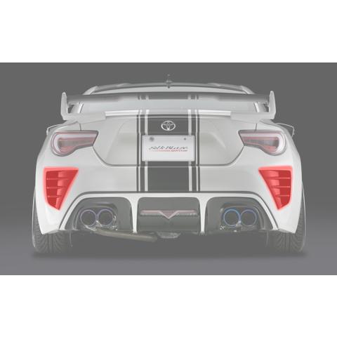 シルクブレイズ トヨタ 86 ZN6 後期 リアバンパーダクトカバー