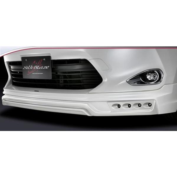 シルクブレイズ ハリアー ZSU/AVU60系 前期 フロントスポイラー LED付