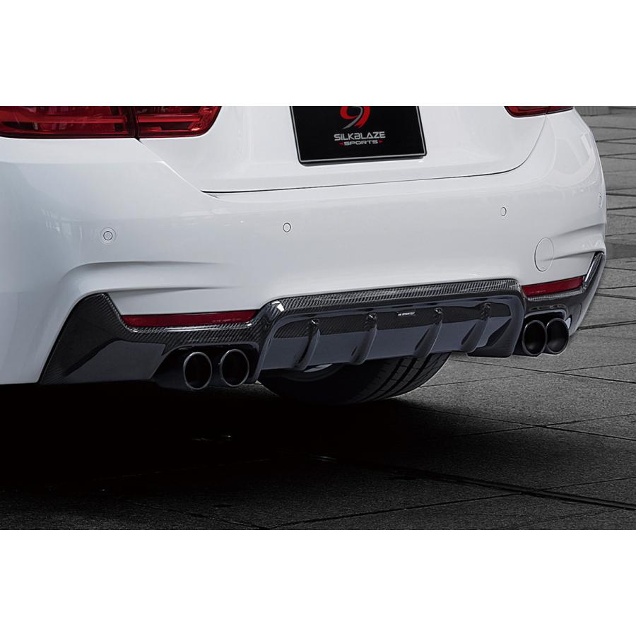 シルクブレイズ BMW 420i M SPORT F32 リアディフューザー REMUS 4