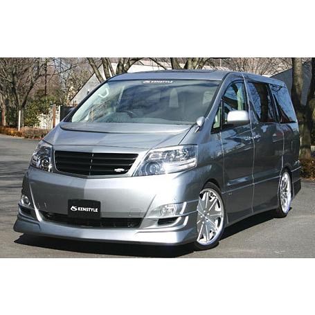 ケンスタイル アルファード MS/AS 10系 後期 フロントハーフスポイラー