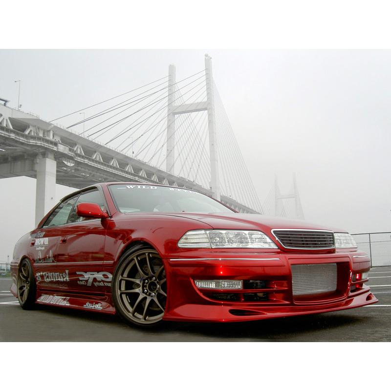 クニーズ マーク2 JZX100 フロントバンパースポイラー : デュアル