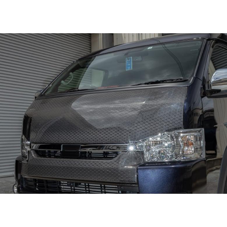 415 コブラ ハイエース 200系 ワイド 1〜6型 バッドフェイスボンネット