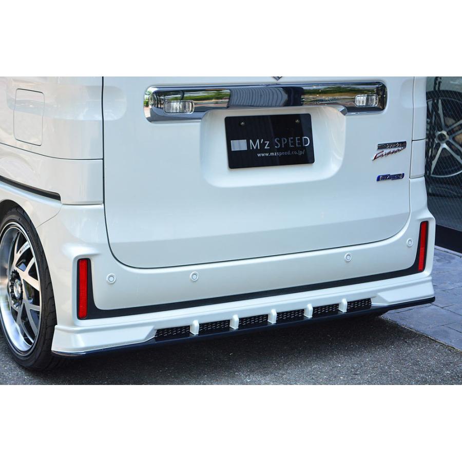 【塗装仕上げ】リヤアンダー・スポイラー：スペーシア・カスタム★MK53S エムズスピード スペーシア カスタム MK53S 前期 リアアンダー