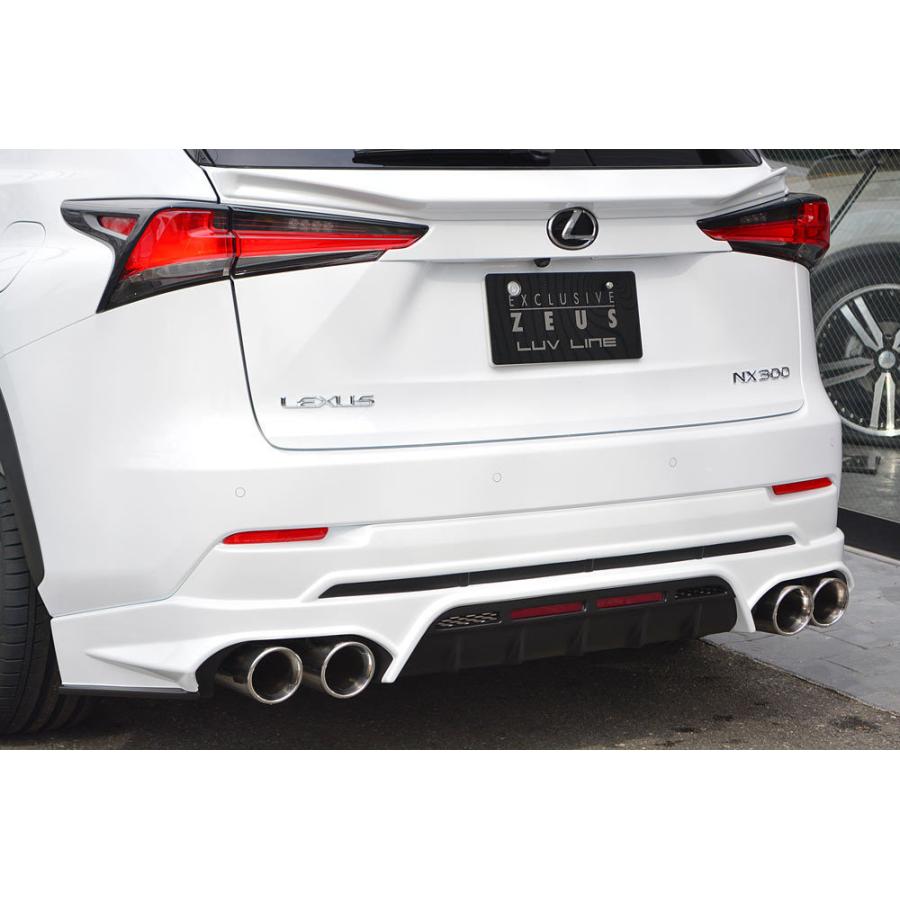 Lexus NX リアバンパースポイラー エムズスピード レクサス NX 300/300h F SPORT AGZ10/AYZ10 後期 リア