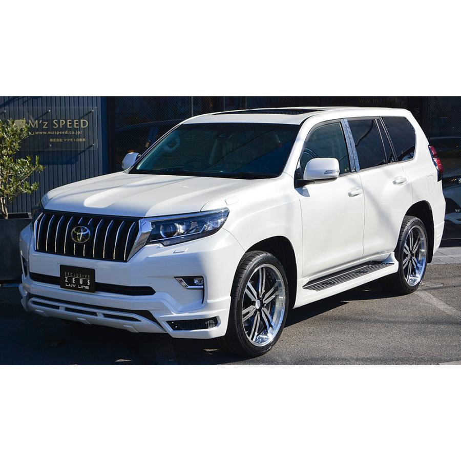 ランドクルーザープラド150 後期　フロントグリル　カメラ穴有り エムズスピード ランドクルーザー プラド 150系 後期 フロント