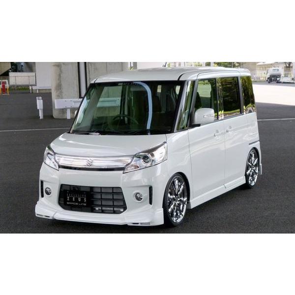 スペーシア MK32 M'S speed フロントハーフエアロ エムズスピード スペーシア カスタム MK32S 前期 フロントハーフ