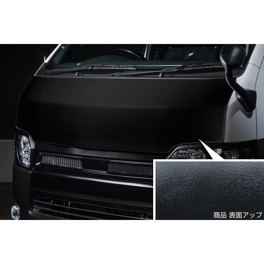 エムズスピード ハイエース 200系 標準 4〜6型 エアロボンネット AES